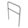 Schake Abweisebügel aus Stahlrohr Ø 48 x 2,5 mm Breite: 1000 mm, Höhe: 1400 mm + Querholm, zum Einbetonieren