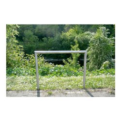 Schake Abweisebügel auf Gehrung, Ø48mm Breite: 1000mm, Höhe: 1200 mm ohne Querholm, beschichtet