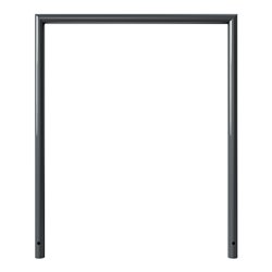 Schake Abweisebügel auf Gehrung, Ø48mm Breite: 1000mm, Höhe: 1200 mm ohne Querholm, beschichtet