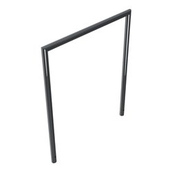 Schake Abweisebügel auf Gehrung, Ø48mm Breite: 1000mm, Höhe: 1200 mm ohne Querholm, beschichtet