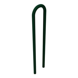 Schake Universalbügel aus Stahlrohr Ø 48 x 2,5 mm Breite: 300 mm, Höhe: 1400 mm, beschichtet, RAL 6005 zum Einbetonieren