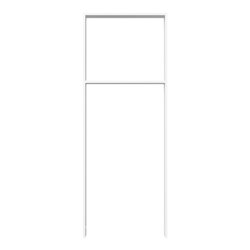 Schake Flachstahlbügel 50x12mm, Breite: 450mm Gesamthöhe:1200 mm + Querholm feuerverzinkt