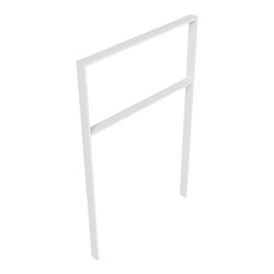 Schake Flachstahlbügel 50x12mm, Breite: 750mm Gesamthöhe:1200 mm + Querholm feuerverzinkt