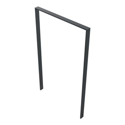 Schake Flachstahlbügel 50x12mm, Breite: 750mm Gesamthöhe:1200 mm ohne Querholm, beschichtet