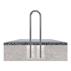 Schake Edelstahl, Universalbügel Ø48 mm Höhe ca. 1200 mm, Breite ca. 300 mm