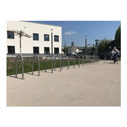 Schake Edelstahlbügel Ø48 mm Länge: 800 mm, Höhe: 1200 mm ohne Querholm