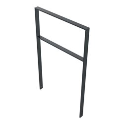 Schake Flachstahlbügel 50x12mm, Breite: 750mm Gesamthöhe:1200 mm + Querholm, beschichtet