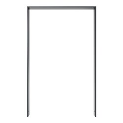 Schake Flachstahlbügel 80x12mm, Breite: 750mm Gesamthöhe:1200 mm ohne Querholm, beschichtet