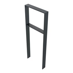 Schake Flachstahlbügel 80x12mm, Breite: 450mm Gesamthöhe:1200 mm + Querholm, beschichtet