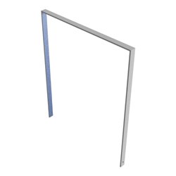 Schake Flachstahlbügel 50x12mm, Breite: 1000mm Gesamthöhe:1200 mm ohne Querholm, beschichtet