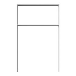 Schake Flachstahlbügel 80x12mm, Breite: 750mm Gesamthöhe:1200 mm + Querholm feuerverzinkt