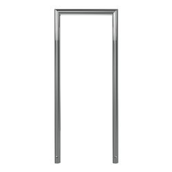 Schake Edelstahlbügel Ø48 mm, auf Gehrung geschweißt Breite: 500 mm, Höhe: 1200 mm ohne Querholm, geschliffen