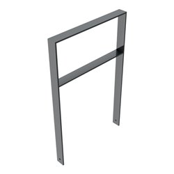 Schake Flachstahlbügel 80x12mm, Breite: 750mm Gesamthöhe:1200 mm + Querholm, beschichtet