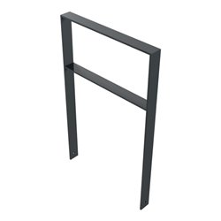 Schake Flachstahlbügel 80x12mm, Breite: 750mm Gesamthöhe:1200 mm + Querholm, beschichtet