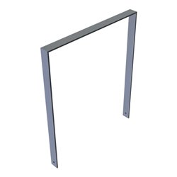 Schake Flachstahlbügel 80x12mm, Breite: 1000mm Gesamthöhe:1200 mm ohne Querholm, beschichtet