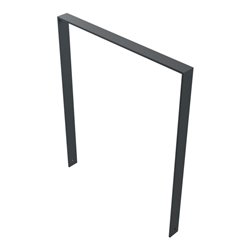 Schake Flachstahlbügel 80x12mm, Breite: 1000mm Gesamthöhe:1200 mm ohne Querholm, beschichtet