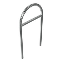 Schake Edelstahl, Rundbügel Ø48 mm + Querholm Länge: 650mm, Höhe: 1200mm