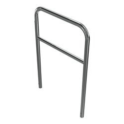 Schake Edelstahlbügel Ø48 mm + Querholm Länge: 800 mm, Höhe: 1200 mm