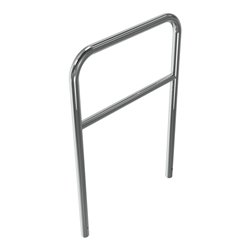 Schake Edelstahlbügel Ø48 mm + Querholm Länge: 800 mm, Höhe: 1200 mm