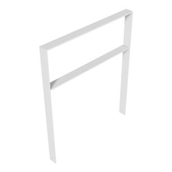 Schake Flachstahlbügel 80x12mm, Breite: 1000mm Gesamthöhe: 1200 mm + Querholm feuerverzinkt