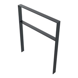 Schake Flachstahlbügel 80x12mm, Breite: 1000mm Gesamthöhe: 1200 mm + Querholm, beschichtet