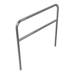Schake Edelstahlbügel Ø48 mm + Querholm Länge: 1200 mm, Höhe: 1200 mm