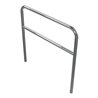 Schake Edelstahlbügel Ø48 mm + Querholm Länge: 1200 mm, Höhe: 1200 mm