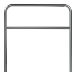 Schake Edelstahlbügel Ø48 mm + Querholm Länge: 1200 mm, Höhe: 1200 mm