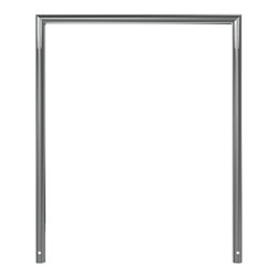 Schake Edelstahlbügel Ø48 mm, auf Gehrung geschweißt Breite: 1000 mm, Höhe: 1200 mm ohne Querholm, geschliffen