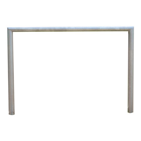 Schake Edelstahlbügel Ø48 mm, auf Gehrung geschweißt Breite: 1200 mm, Höhe: 1200 mm ohne Querholm, geschliffen