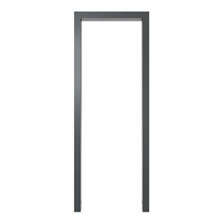 Schake Anlehnbügel aus Vierkantrohr 60x40mm, Breite: 450mm, Höhe:1200 mm, ohne Querholm, beschichtet