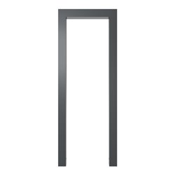 Schake Anlehnbügel aus Vierkantrohr 60x60mm, Breite: 450mm Gesamthöhe:1200 mm ohne Querholm, beschichtet