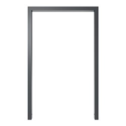 Schake Anlehnbügel aus Vierkantrohr 60x40mm, Breite: 750mm Gesamthöhe:1200 mm, ohne Querholm, beschichtet