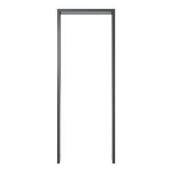 Schake Anlehnbügel aus Vierkantrohr 80x20mm, Breite: 450mm Gesamthöhe:1200 mm ohne Querholm, beschichtet