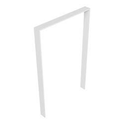 Schake Flachstahlbügel 80x12mm, Breite: 750mm Gesamthöhe:1200 mm ohne Querholm feuerverzinkt