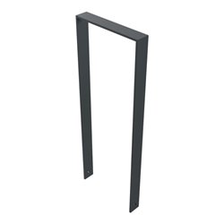 Schake Flachstahlbügel 80x12mm, Breite: 450mm Gesamthöhe:1200 mm ohne Querholm, beschichtet