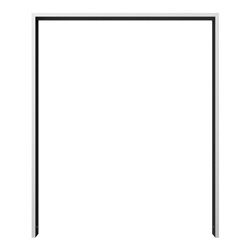 Schake Anlehnbügel aus Vierkantrohr 80x20mm, Breite: 1000mm Gesamthöhe:1200 mm ohne Querholm feuerverzinkt