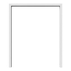 Schake Anlehnbügel aus Vierkantrohr 60x40mm, Breite: 1000mm Gesamthöhe:1200 mm, ohne Querholm feuerverzinkt