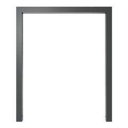 Schake Anlehnbügel aus Vierkantrohr 60x60mm, Breite: 1000mm Gesamthöhe:1200 mm, ohne Querholm, beschichtet