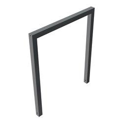 Schake Anlehnbügel aus Vierkantrohr 60x60mm, Breite: 1000mm Gesamthöhe:1200 mm, ohne Querholm, beschichtet