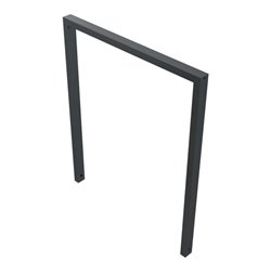 Schake Anlehnbügel aus Vierkantrohr 60x40mm, Breite: 1000mm Gesamthöhe:1200 mm, ohne Querholm, beschichtet