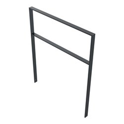 Schake Flachstahlbügel 50x12mm Breite: 1000mm, Höhe:1200 mm + Querholm, beschichtet