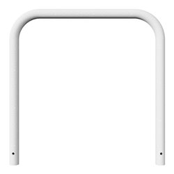 Schake Abweisebügel aus Stahlrohr Ø 60 x 2,5 mm Breite: 1000 mm, Höhe: 1000 mm ohne Querholm, zum Einbetonieren