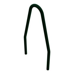 Schake Baumschutzbügel aus Stahlrohr Ø60mm Breite 800mm Gesamthöhe 1450mm, beschichtet, RAL 6005