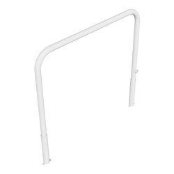 Schake Abweisebügel Ø 60mm, Breite 1500 mm, Höhe Überflur 1000 mm, ohne Querholm, herausnehmbar + Dreikantverschluß incl. Bodenh