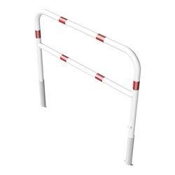 Schake Abweisebügel Ø 60mm, Breite 1500 mm, Höhe Überflur 1000 mm, herausnehmbar + Dreikantverschluß + Querholm + Bodenhülsen, b