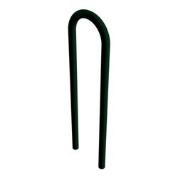 Schake Universalbügel aus Stahlrohr Ø 60 x 2,5 mm Breite: 400 mm, Höhe: 1400 mm, beschichtet, RAL 6005 zum Einbetonieren