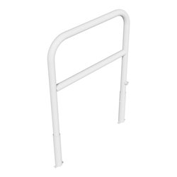 Schake Abweisebügel Ø 60mm, Breite 1000 mm, Höhe Überflur 1000 mm, herausnehmbar + Dreikantverschluß + Querholm + Bodenhülsen