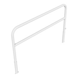 Schake Abweisebügel Ø 60mm, Breite 2000 mm, Höhe Überflur 1000 mm, herausnehmbar + Dreikantverschluß + Querholm + Bodenhülsen