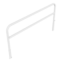 Schake Abweisebügel Ø 60mm, Breite 2500 mm, Höhe Überflur 1000 mm, herausnehmbar + Dreikantverschluß + Querholm + Bodenhülsen